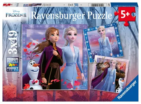 Ravensburger - Puzzle - Ledové království 2 - 3x49 dílků / od 5 let