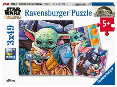 Ravensburger - Puzzle - Mandalorian - 3x49 dílků / od 5 let