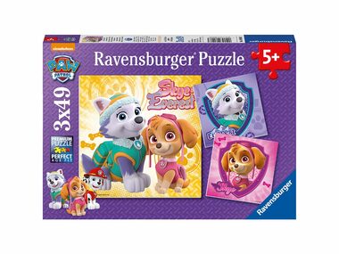 Ravensburger - Puzzle - Tlapková Patrola - 3x49 dílků / od 5 let