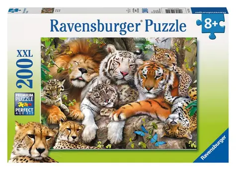 Ravensburger - Puzzle - Velké kočky / 200 dílků / od 8 let