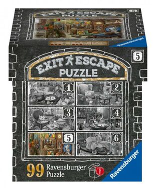 Ravensburger Exit Puzzle: Podkroví / 99 dílků / 26 x 18 cm / od 14 let