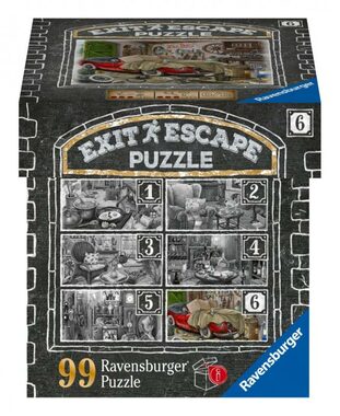 Ravensburger Exit Puzzle: Garáž / 99 dílků / 26 x 18 cm / od 14 let