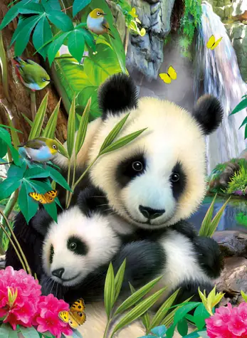 Ravensburger - Puzzle - Panda / 300 dílků / od 9 let