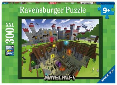 Ravensburger - Puzzle - Minecraft / 300 dílků / od 9 let