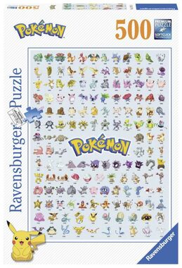 Ravensburger - Puzzle - Prvních 151 Pokémonů / 500 dílků / od 10 let