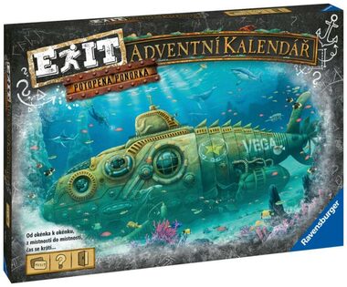 Ravensburger Exit: Adventní kalendář Ponorka / od 10 let