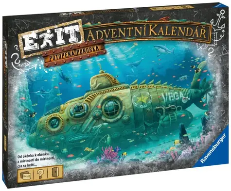 Ravensburger Exit: Adventní kalendář Ponorka / od 10 let