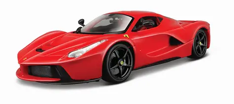 Bburago Ferrari Laferrari RED / měřítko 1:18 / od 3 let / Červená