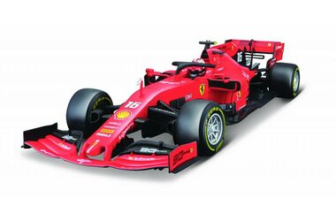 Bburago Ferrari  Racing F1 2019 SF90 LeClercl / měřítko 1:18 / od 3 let / Červená