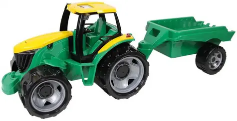Lena Traktor s přívěsem zelená / od 3 let