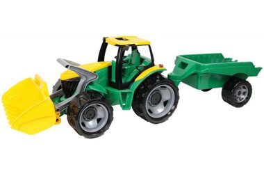 Lena Traktor se lžící a přívěsem zelená / od 3 let