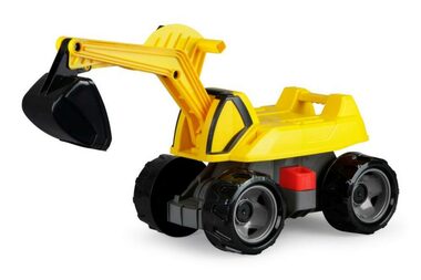 Lena GIGA TRUCKS bagr žlutá / od 3 let