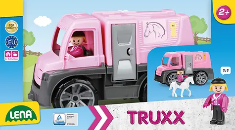 Lena TRUXX koňský transport růžová / od 2 let