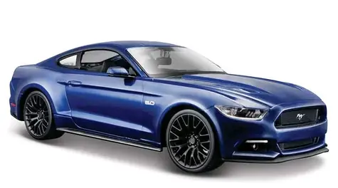 Maisto Ford Mustang GT 2015 modrá / měřítko 1:24 / od 3 let