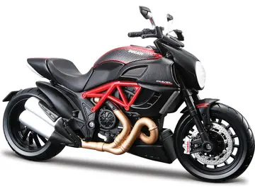 Maisto Ducati Diavel Carbon červená / měřítko 1:12 / od 3 let