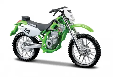 Maisto Kawasaki KLX 250SR zelená / měřítko 1:18 / od 3 let
