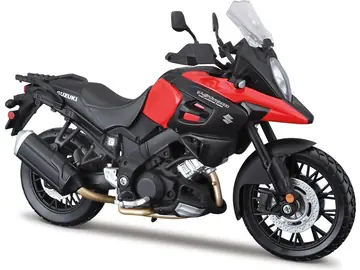 Maisto Suzuki V-Strom červená / měřítko 1:12 / od 3 let