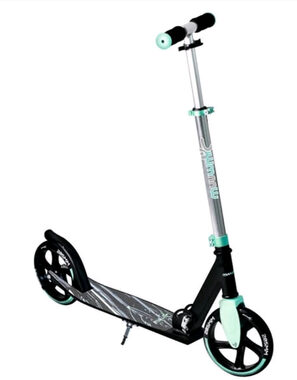 Authentic Sports Koloběžka skládací muuwmi průměr kol 205mm černá /nosnost 100kg / od 3 let