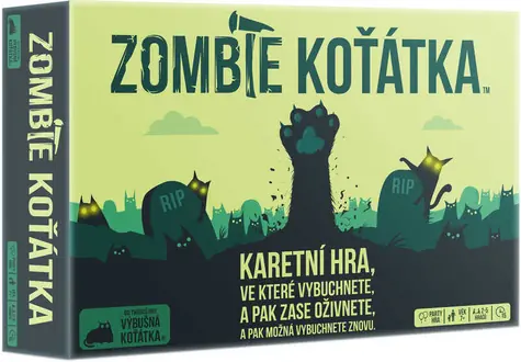 Asmodee Zombie koťátka / Délka hry 15 minut / Počet hráčů 2 - 6 / od 7 let