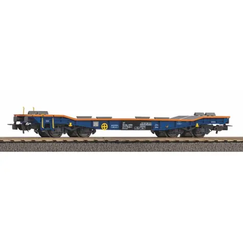 Piko 96695 Těžkotonážní plošinový vagón Slmmps Volker Rail VI / Měřítko:H0 (1:87) / Rádius: 358 mm / 14 let 