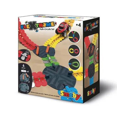 Smoby FleXtreme Sada křižovatka a výhybka / od 4 let