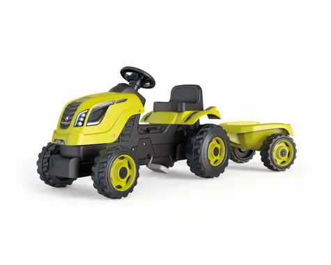 Smoby Šlapací traktor Farmer XL s vozíkem zelená / od 3 let