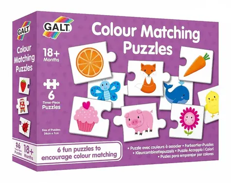 GALT Puzzle – barvy co k sobě patří / od 18 měsíců