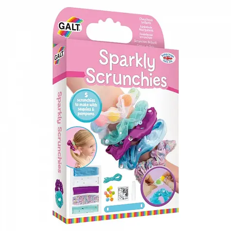 GALT Třpytivé gumičky Scrunchies / od 6 let