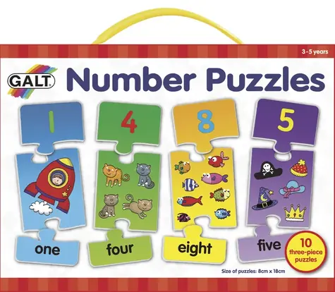 GALT Puzzle – moje první anglické číslice 2. / od 3 - 5 let