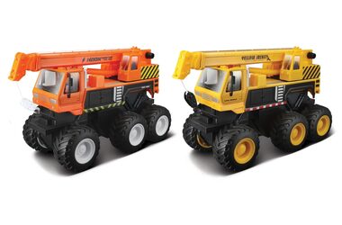 Maisto Builder Zone Quarry monsters - autojeřáb / od 3 let