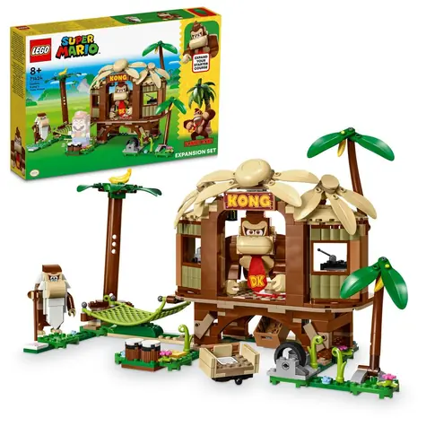 LEGO® Super Mario™ 71424 Donkey Kongův dům na stromě – rozšiřující set / Počet dílků: 555 / od 8 let / doprodej
