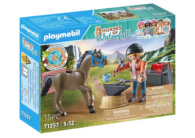 Playmobil® Horses of Waterfall Farář Ben a Achilles / Počet dílků: 15 / od 5 let