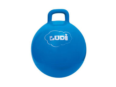 Ludi Skákací míč 45cm modrá / od 10 měsíců