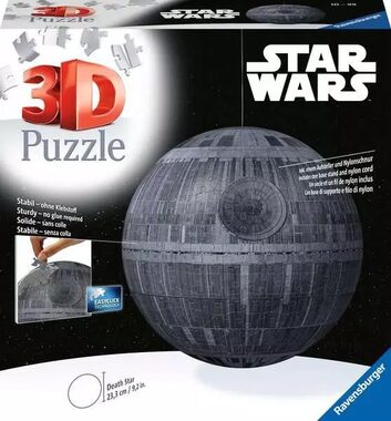 Ravensburger 3D Puzzle - Puzzle-Ball Star Wars: Hvězda smrti / 540 dílků / od 10 let