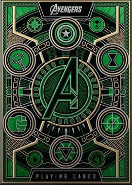 Bicycle Hrací karty Avengers talia zelená