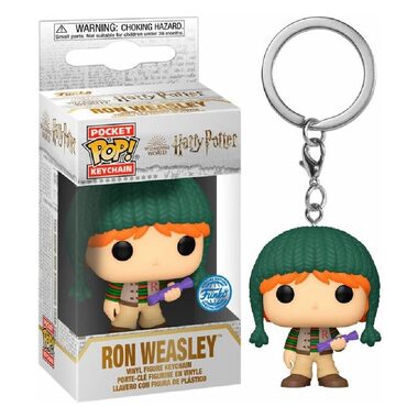 Funko POP Keychain: HP Holiday- Ron / od 3 let 