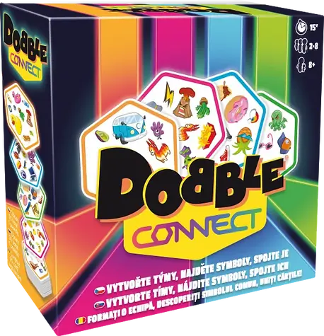ADC Blackfire Dobble Connect / Délka hry: 15 minut / Počet hráčů: 2-8 / od 8 let