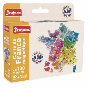 Jeujura Magnetická mapa Francie / od 3 let