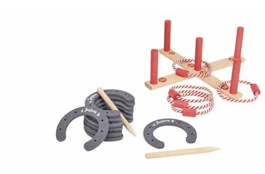 Jeujura Dřevěná hra Házení podkovou / od 3 let