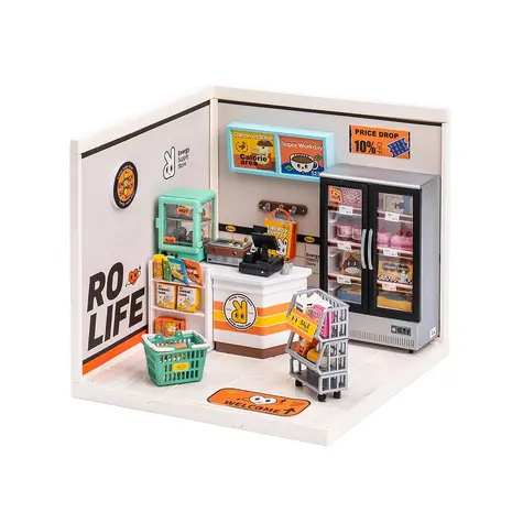RoboTime miniatura domečku Obchod se zásobami / od 14 let