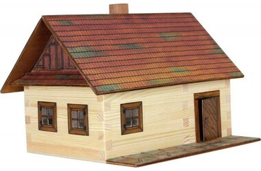 Walachia Dřevěná slepovací Roubená chalupa / od 8 let / 100 dílů / Obtížnost: střední 
