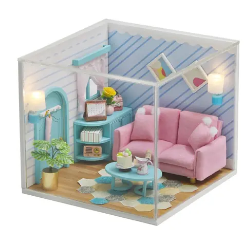 2Kids Toys miniatura domečku Slunný obývací pokoj / od 14 let