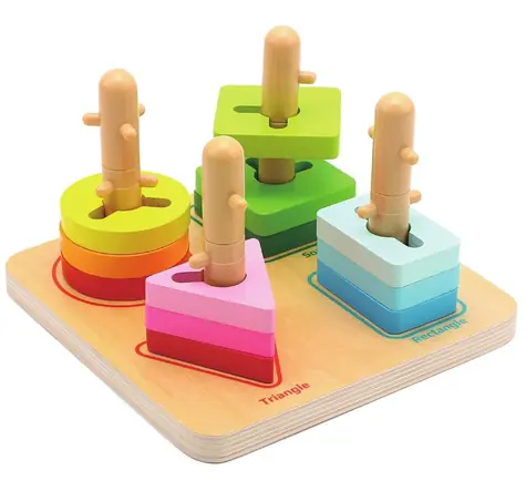 2Kids Toys Nasazování geometrické tvary / od 2 let