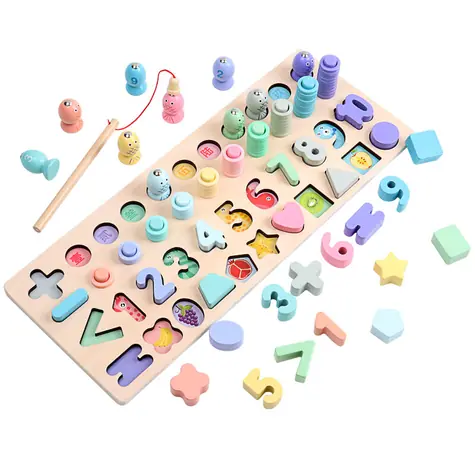 2Kids Toys Multifunkční deska vkládačka 4v1 / od 3 let