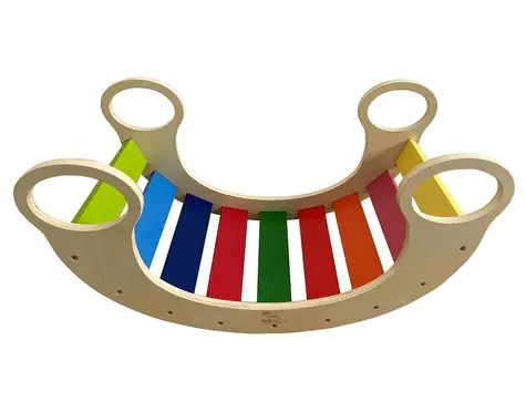 2Kids Toys Montessori duhová houpačka / od 1,5 let