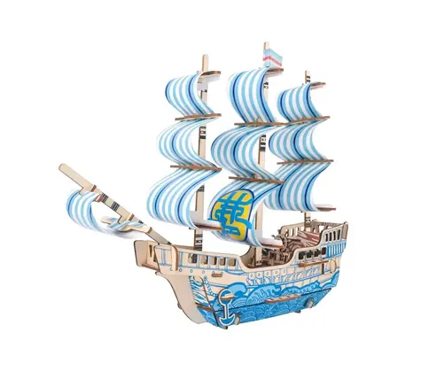 Woodcraft Dřevěné 3D puzzle Loď ze snu  / 71 dílků/ od 8 let / Obtížnost: jednoduchá