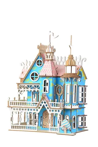 Woodcraft Dřevěné 3D puzzle Pohádková Vila / 175 dílků / od 8 let / Obtížnost: jednoduchá