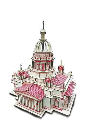 Woodcraft Dřevěné 3D puzzle Issa Kiev's Cathedra / 238 dílků / od 8 let / Obtížnost: jednoduchá