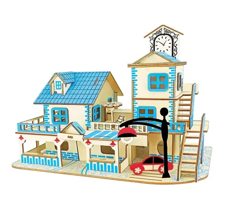 Woodcraft Dřevěné 3D puzzle Přímořská destinace / 90 dílků / od 8 let / Obtížnost: jednoduchá