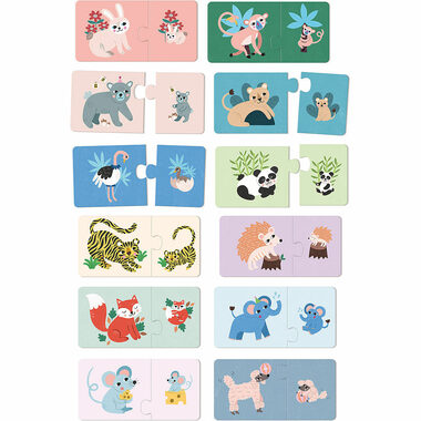 Vilac Puzzle mláďátka a maminky / od 2 let